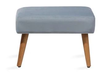 TAKOMA Fotskammel 30 x 50 cm - Grå - Møbler - Stoler - Krakk - Fotskammel