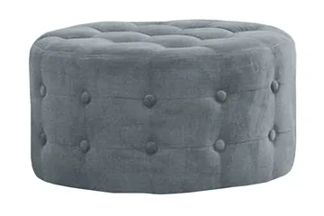 TAMPA Fotskammel 55 x 55 cm - Grå - Møbler - Stoler - Krakk - Fotskammel