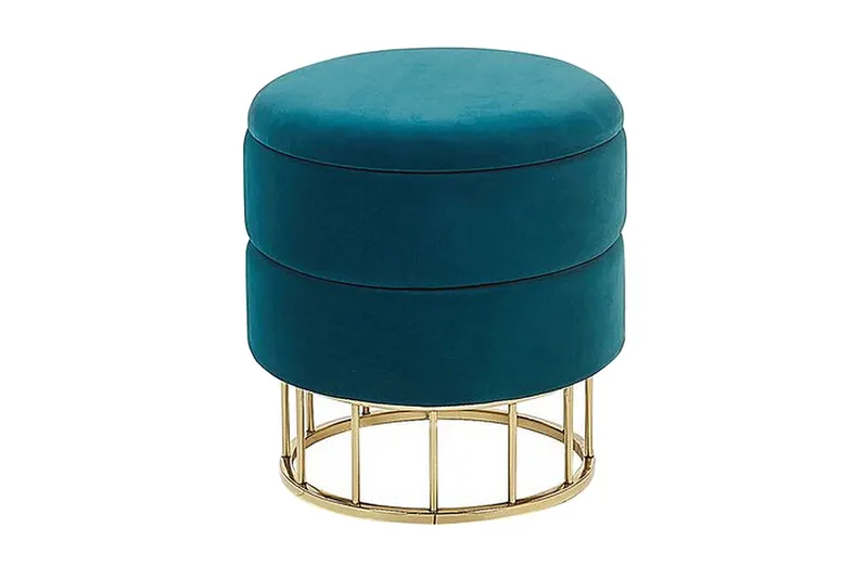 Tomakulla Fotskammel med Oppbevaring, Blå