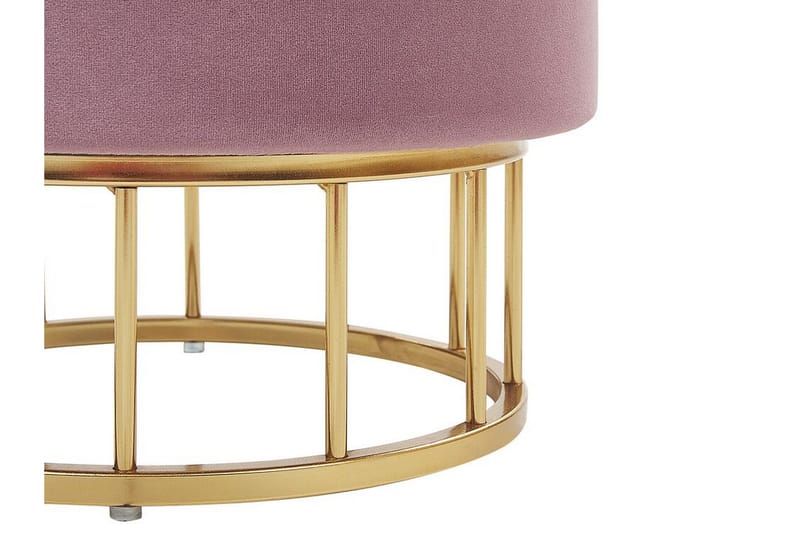 Tomakulla Fotskammel med Oppbevaring - Rosa - Møbler - Stoler - Krakk - Fotskammel