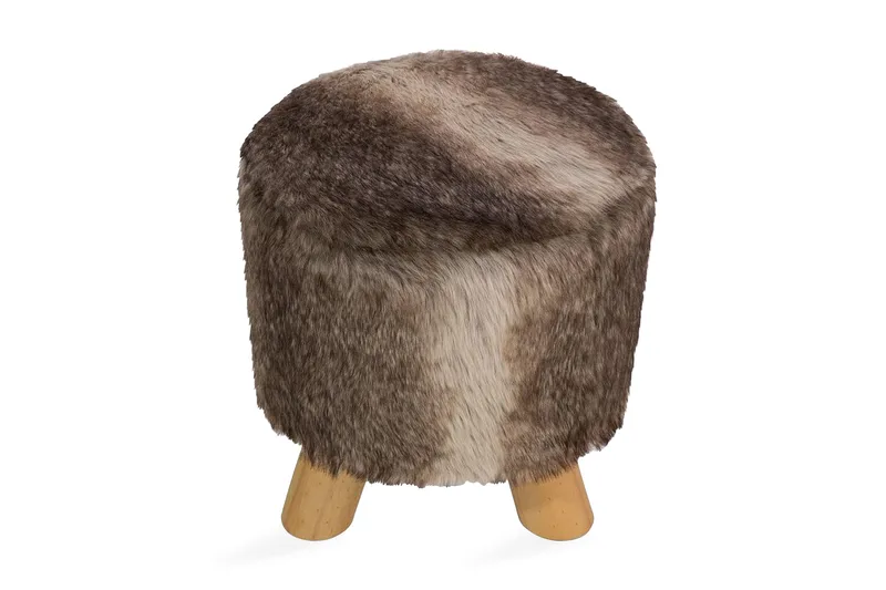Topeka Fotskammel 33/| 33 cm, Brun