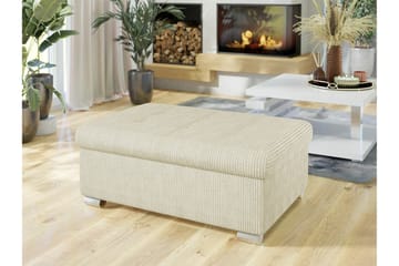 Trefor Fotpall 70 cm - Cream - Møbler - Stoler - Krakk - Fotskammel