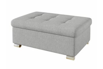 Trefor Fotpall 70 cm Ljusgrå - Møbler - Stoler - Krakk - Fotskammel