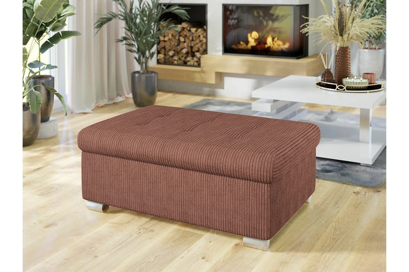 Trefor Fotpall 70 cm - Rosa - Møbler - Stoler - Krakk - Fotskammel