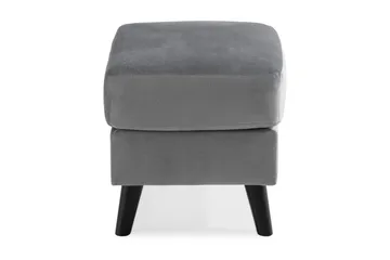 Trend Fotskammel - Lysegrå Fløyel - Møbler - Stoler - Krakk - Fotskammel