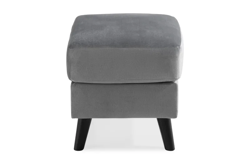 Trend Fotskammel - Lysegrå Fløyel - Møbler - Stoler - Krakk - Fotskammel