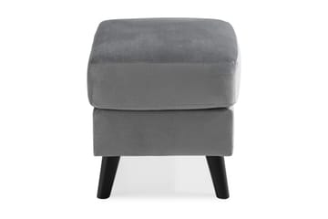 Trend Fotskammel - Lysegrå Fløyel - Møbler - Stoler - Krakk - Fotskammel