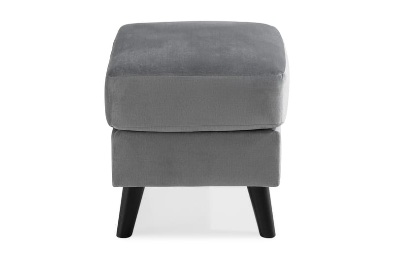 Trend Fotskammel - Lysegrå Fløyel - Møbler - Stoler - Krakk - Fotskammel