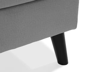 Trend Fotskammel - Lysegrå Fløyel - Møbler - Stoler - Krakk - Fotskammel