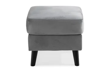 Trend Fotskammel - Lysegrå Fløyel - Møbler - Stoler - Krakk - Fotskammel