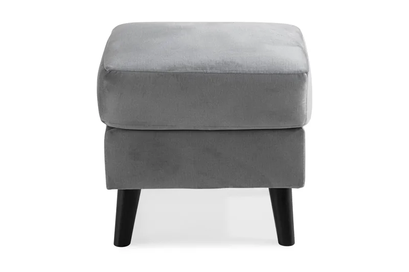 Trend Fotskammel - Lysegrå Fløyel - Møbler - Stoler - Krakk - Fotskammel