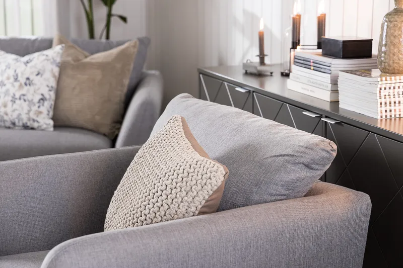 Trend Fotskammel - Lysegrå - Møbler - Stoler - Krakk - Fotskammel