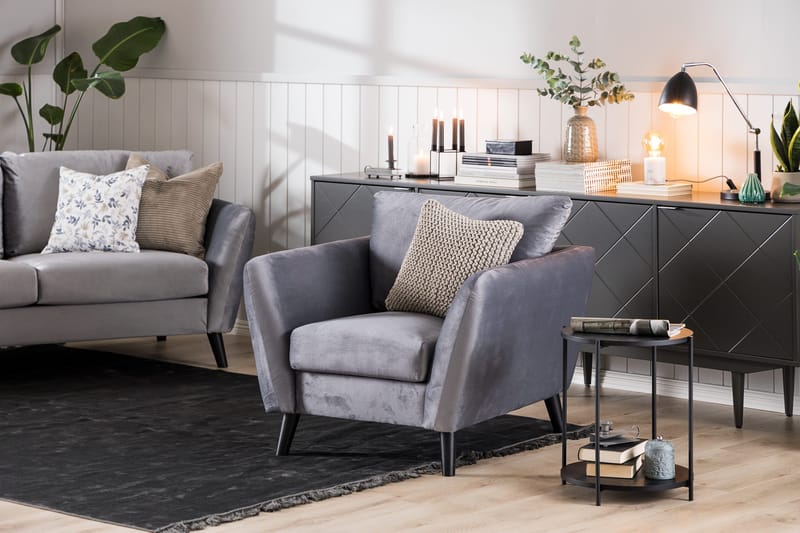 Trend Fotskammel - Lysegrå - Møbler - Stoler - Krakk - Fotskammel