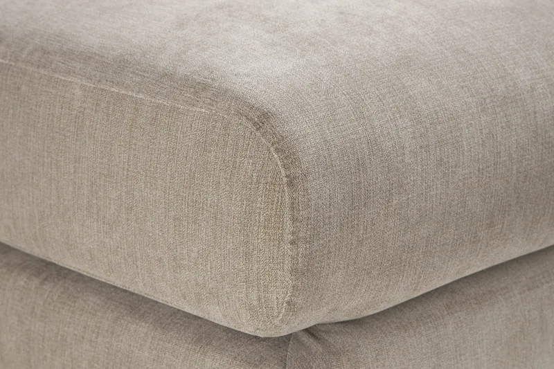 Trend Lyx Fotskammel - Beige/Eik - Møbler - Stoler - Krakk - Fotskammel