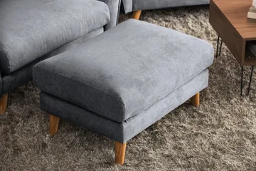 Trend Lyx Fotskammel - Mørkegrå - Møbler - Stoler - Krakk - Fotskammel