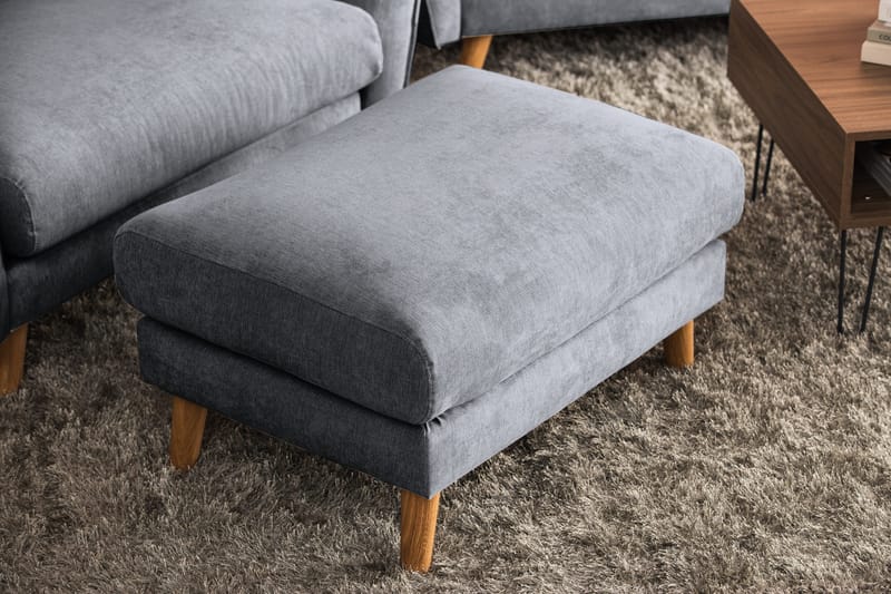 Trend Lyx Fotskammel - Mørkegrå - Møbler - Stoler - Krakk - Fotskammel