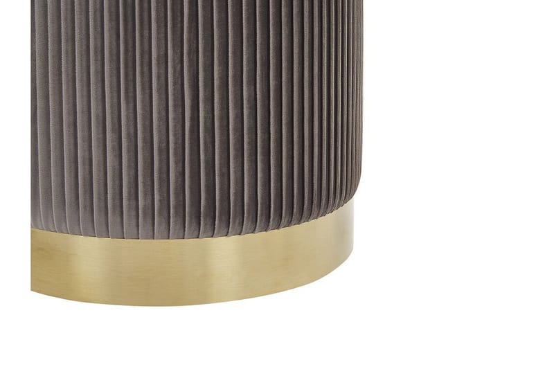 Trumelet Fotskammel med Oppbevaring 2-pk - Grå - Møbler - Stoler - Krakk - Fotskammel