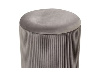 Trumelet Fotskammel med Oppbevaring 2-pk - Grå - Møbler - Stoler - Krakk - Fotskammel