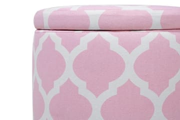 Tunica Fotskammel 35 / 30 cm - Rosa - Møbler - Stoler - Krakk - Fotskammel