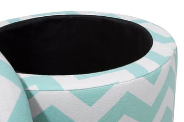 Tunica Fotskammel 35 / 35 cm - Grønn - Møbler - Stoler - Krakk - Fotskammel