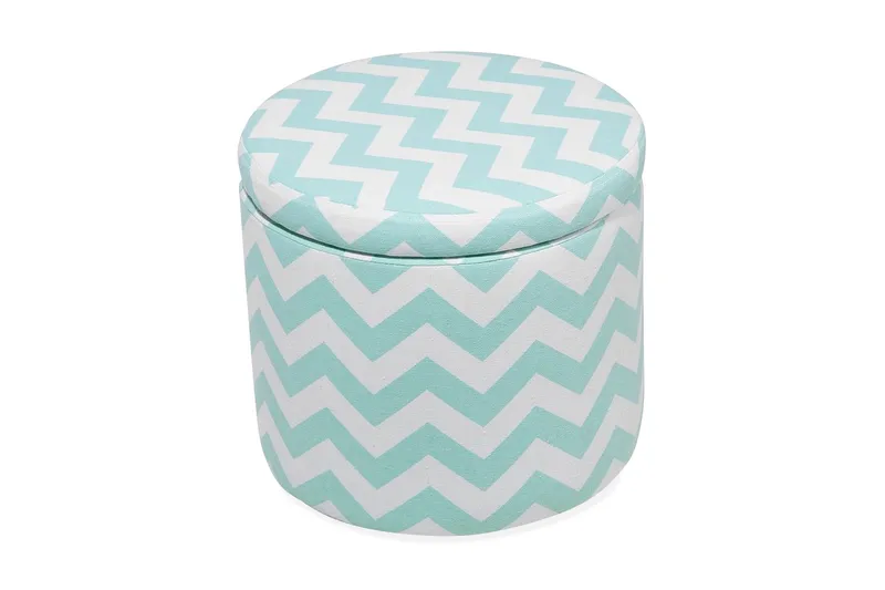 Tunica Fotskammel 35 / 35 cm - Grønn - Møbler - Stoler - Krakk - Fotskammel