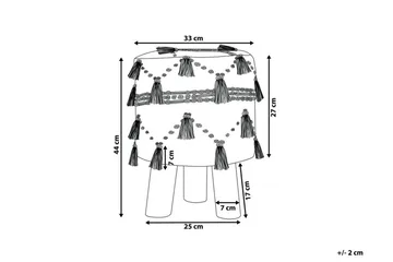 Youness Fotskammel - Beige - Møbler - Stoler - Krakk - Fotskammel