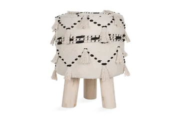 Youness Fotskammel - Beige - Møbler - Stoler - Krakk - Fotskammel