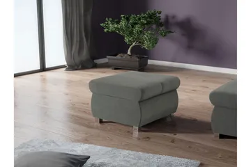 Gamal Fotpall 60 cm - Grå - Møbler - Stoler - Krakk - Fotskammel