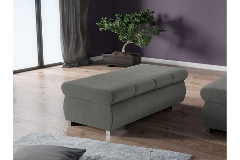 Gamal Fotpall 60 cm - Grå - Møbler - Stoler - Krakk - Fotskammel