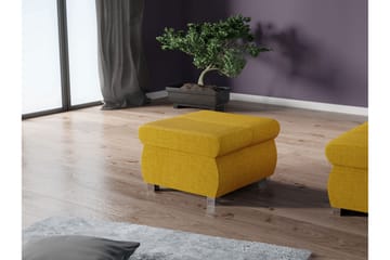 Gamal Fotpall 60 cm - Gul - Møbler - Stoler - Krakk - Fotskammel