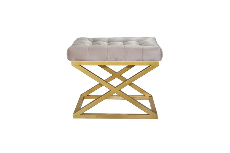 Gillie Sittepuff 40 cm, Gull/Krem