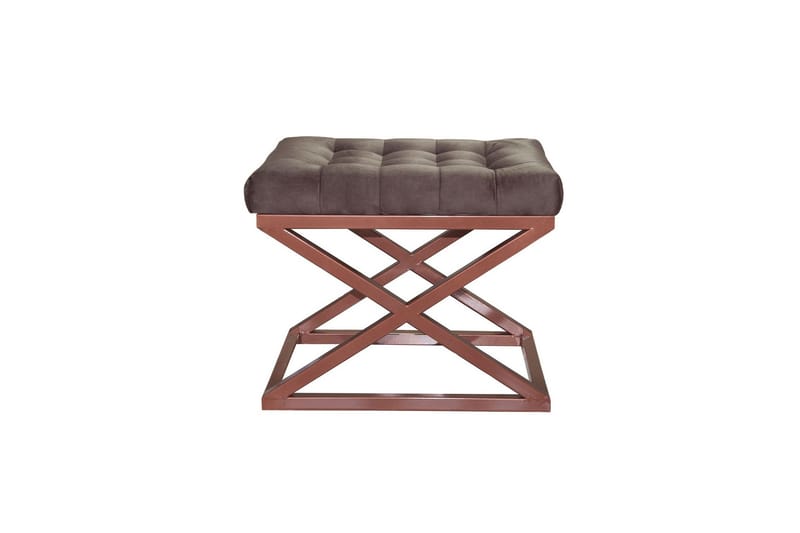 Gillie Sittepuff 40 cm, Kobber/Brun