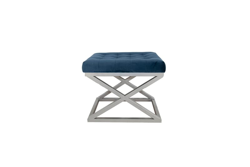 Gillie Sittepuff 40 cm, Marineblå/Sølv