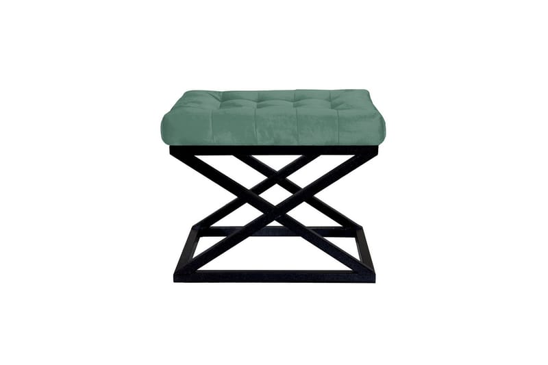 Gillie Sittepuff 40 cm, Svart/Grønn