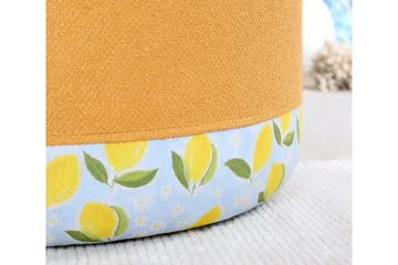 Giselda Sittepuff 54 cm - Flerfarget - Møbler - Stoler - Krakk - Puff