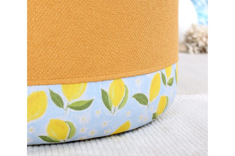 Giselda Sittepuff 54 cm - Flerfarget - Møbler - Stoler - Krakk - Puff