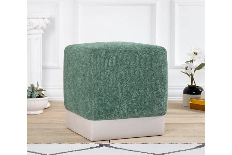 Gladys Sittepuff 45 cm - Grønn - Møbler - Stoler - Krakk - Puff