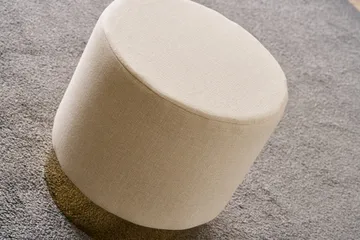 Gokova Sittepuff 40 cm - Krem - Møbler - Stoler - Krakk - Puff