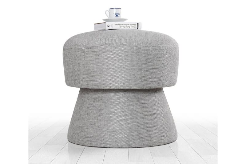 Gomer Sittepuff 45 cm, Lys grå