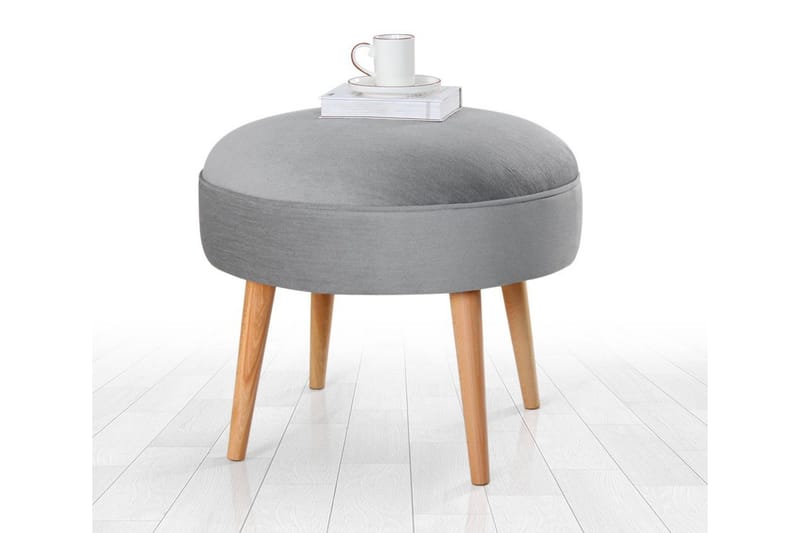 Graysen Sittepuff 52 cm, Grå