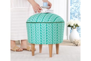 Greysen Sittepuff 43 cm - Flerfarget - Møbler - Stoler - Krakk - Puff