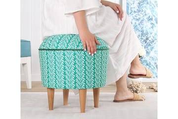 Greysen Sittepuff 43 cm - Flerfarget - Møbler - Stoler - Krakk - Puff