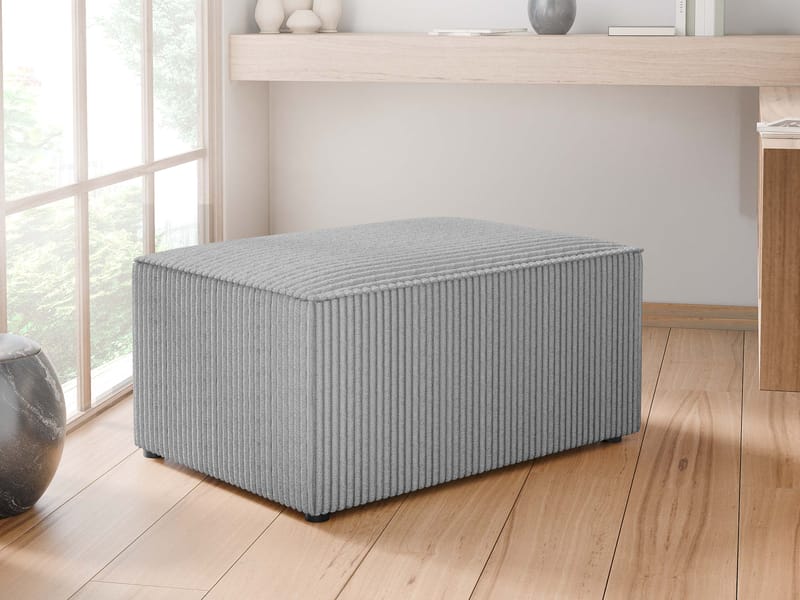 Hobson Fotskammel 60 cm - Blå - Møbler - Stoler - Krakk - Fotskammel
