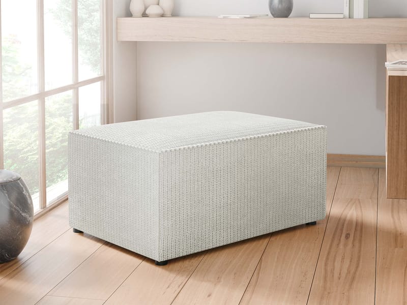 Hobson Fotskammel 60 cm - Blå - Møbler - Stoler - Krakk - Fotskammel