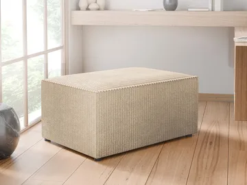 Hobson Fotskammel 60 cm - Blå - Møbler - Stoler - Krakk - Fotskammel