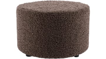 House Puff 55 cm Rund Teddy - Brun - Møbler - Stoler - Krakk - Puff