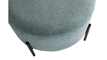Karan puff med oppbevaring 55 cm rund - Blågrønn - Møbler - Stoler - Krakk - Puff