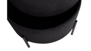 Karan puff med oppbevaring 55 cm rund - Antrasitt - Møbler - Stoler - Krakk - Puff