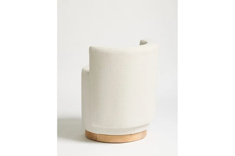 Kelran Fotpall 45 cm - Krem - Møbler - Stoler - Krakk - Fotskammel