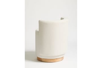 Kelran Fotpall 45 cm - Krem - Møbler - Stoler - Krakk - Puff